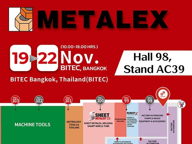 Sesame Motor 將參加泰國曼谷 METALEX 2025！