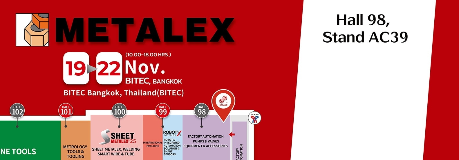 Sesame Motor 將參加泰國曼谷 METALEX 2025！